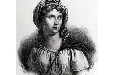Ritratto di Clotilde Tambroni di di Lodovico Aureli (1816-1865). Fonte: wikimedia commons, Pubblico dominio, https://commons.wikimedia.org/w/index.php?curid=26148358
