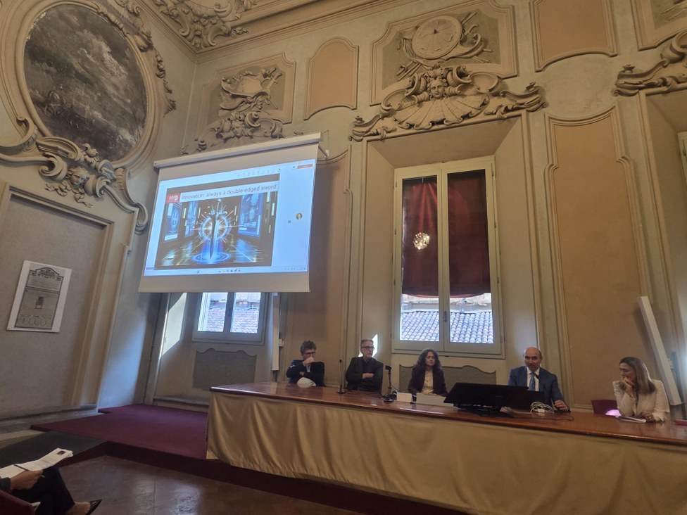 I relatori: da sinistra Francesco Bianchini, Antonino Rotolo, Mariachiara Colucci, Giovanni Corazza, Francesca De Crescenzio