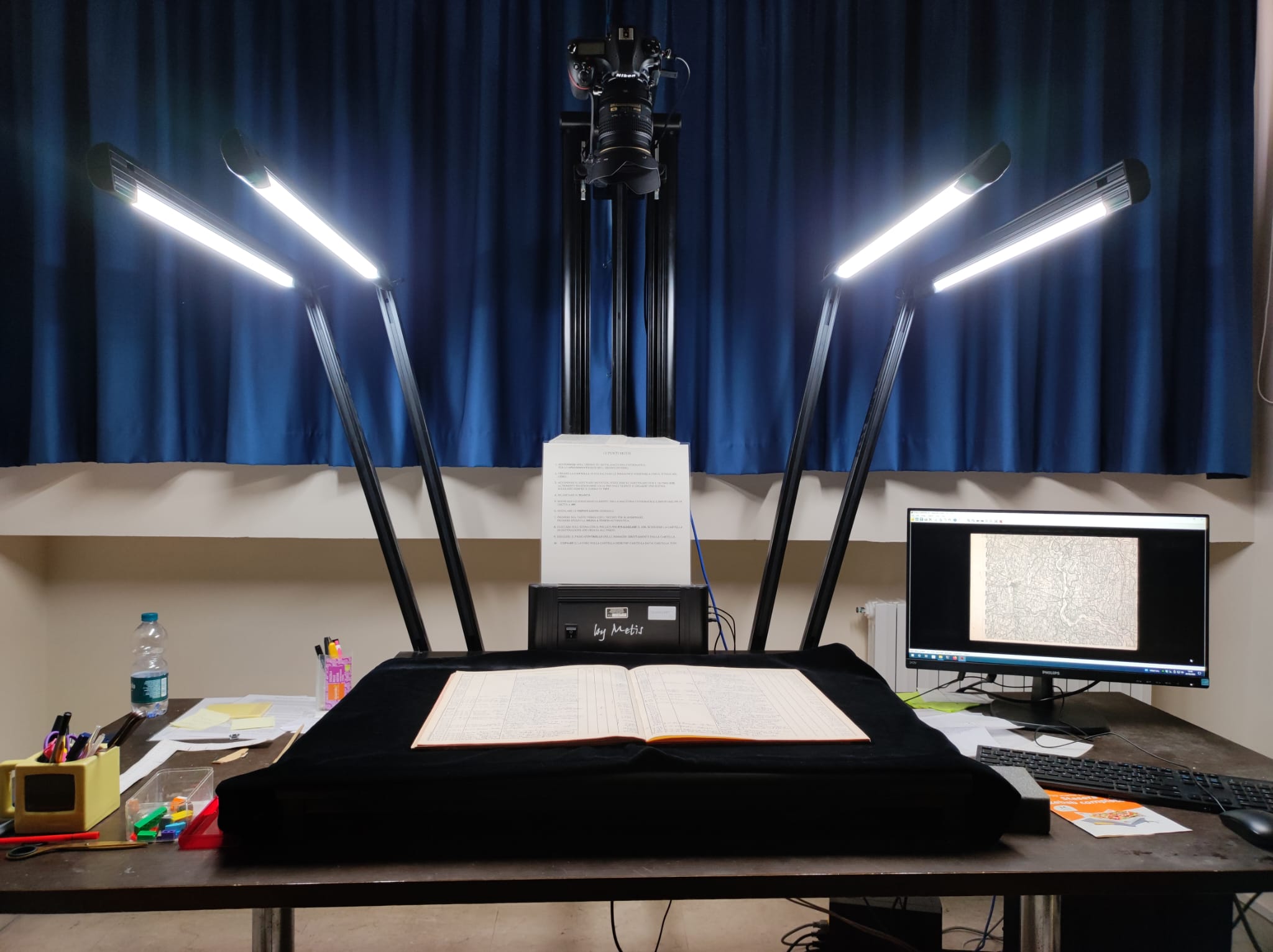 La scansione di un volume di grandi dimensioni