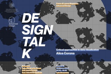 Immagine contenente le informazioni relative al design talk