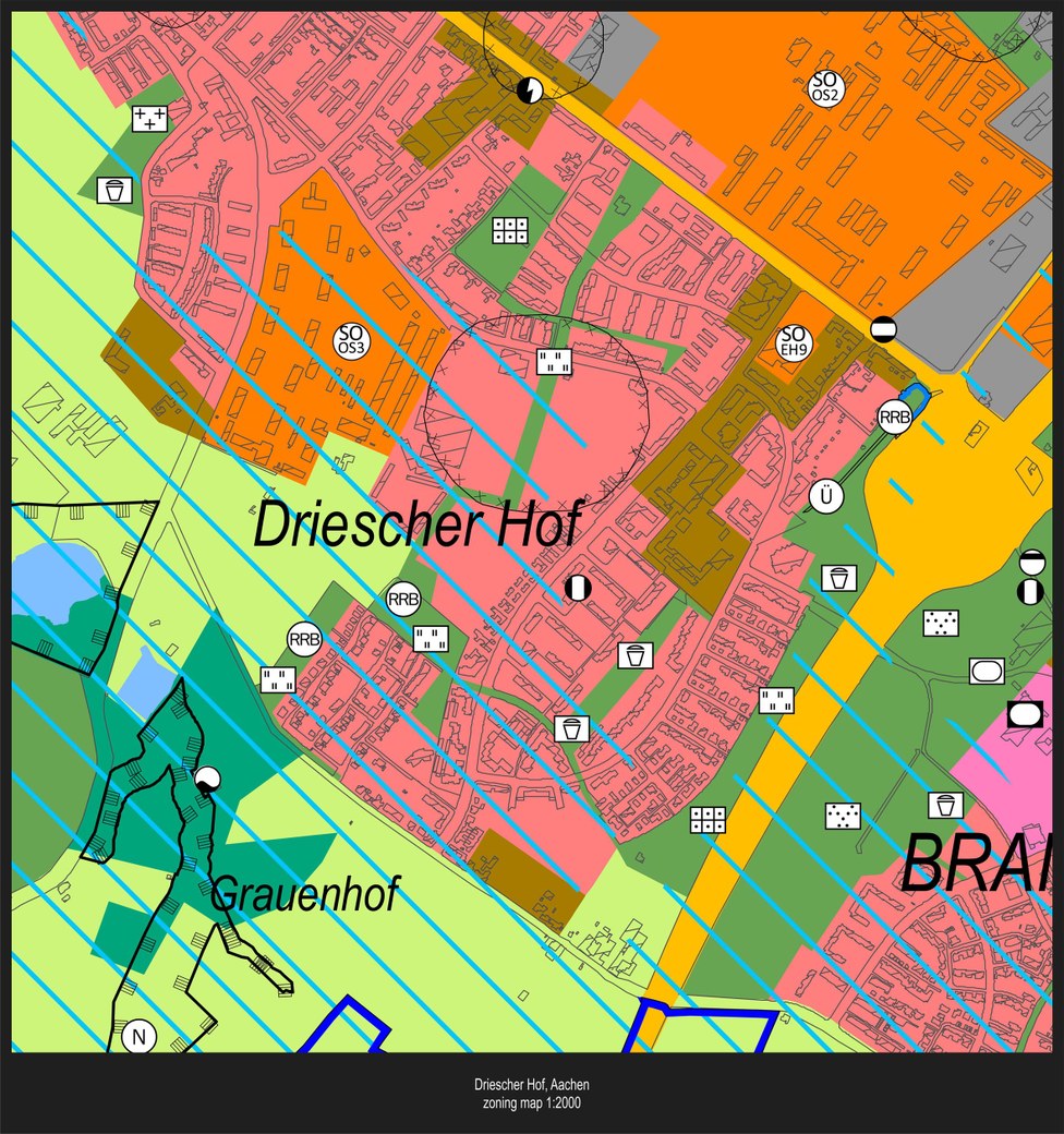 zoning map 1:2000