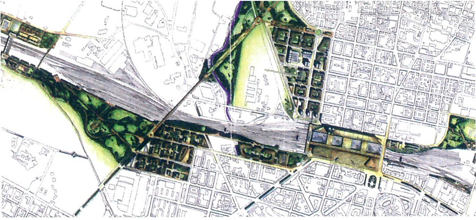 1996: Arranged urban plan by Ricardo Bofill
