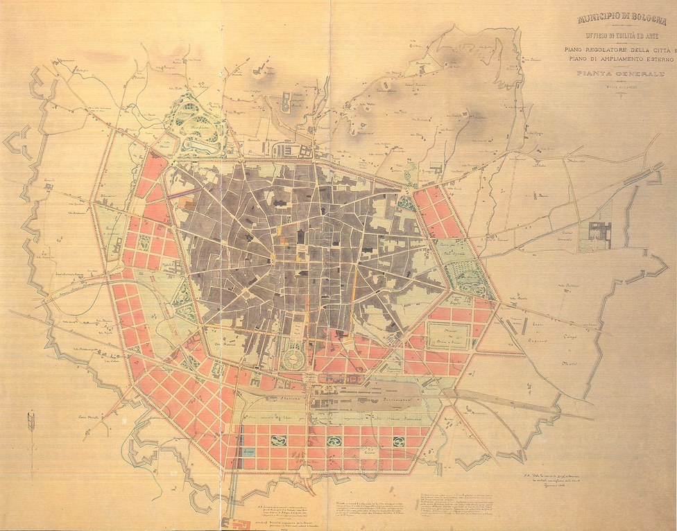 1884-89: Master plan of the city