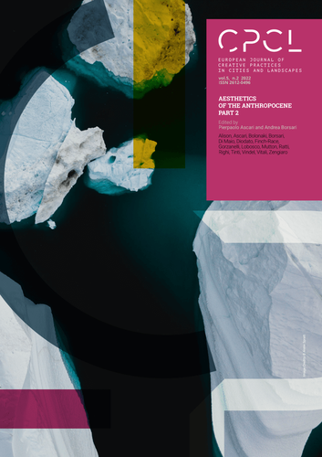cover_Ascari, Pierpaolo, Andrea Borsari (eds.), “CPCL” V/II (2022), Aesthetics of the Anthropocene, Part 2, https://cpcl.unibo.it/issue/view/1151