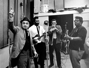 Phil Chess, Muddy Waters, Little Walter e Bo Diddley
