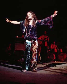 Janis joplin on the stage