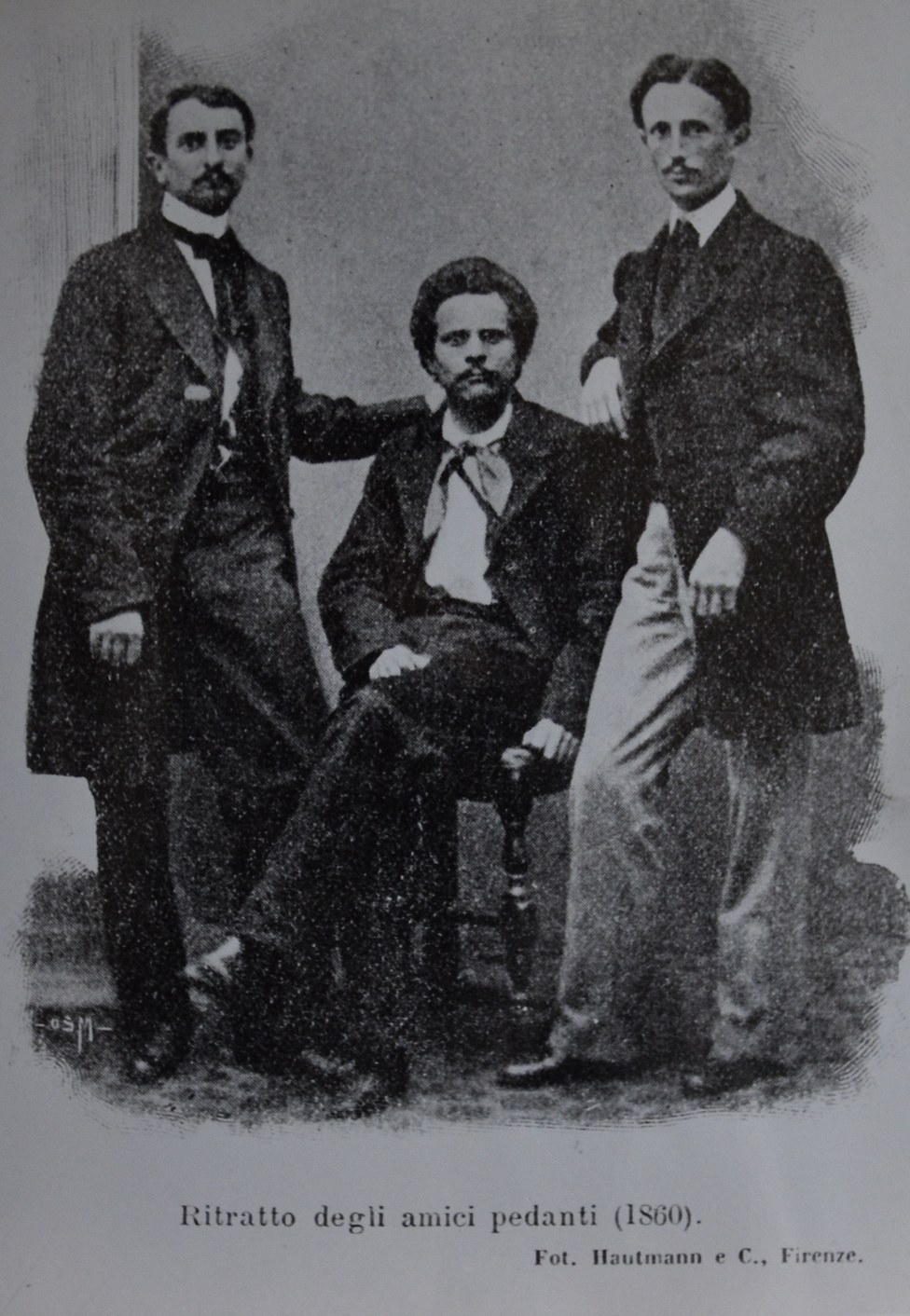 G. Carducci con Chiarini e Gargani [1860]