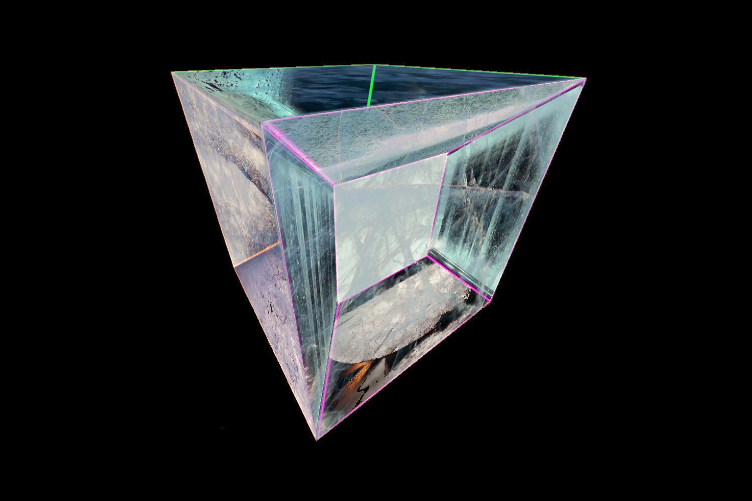 Clea T. Waite, TesserIce, still from video, 2024