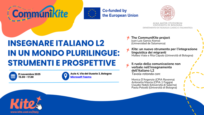 Locandina dell'evento del 21 novembre