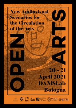 Locandina del convegno "Open Arts"