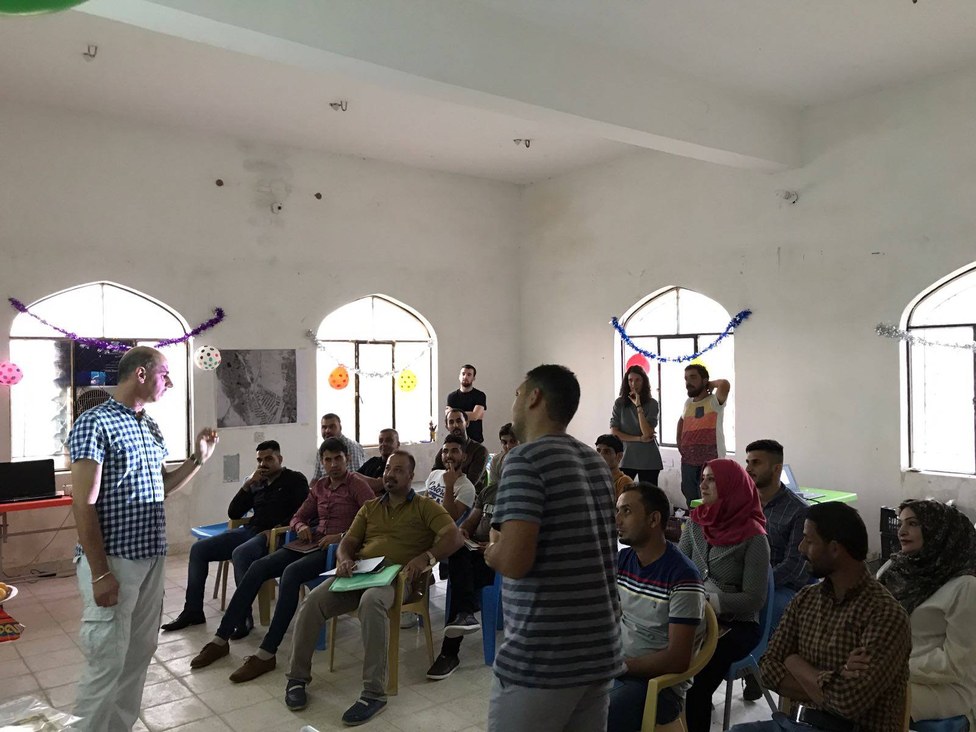 EDUU training activities carried out at Tulul al-Baqarat and at the expedition house in Naoumaniyah