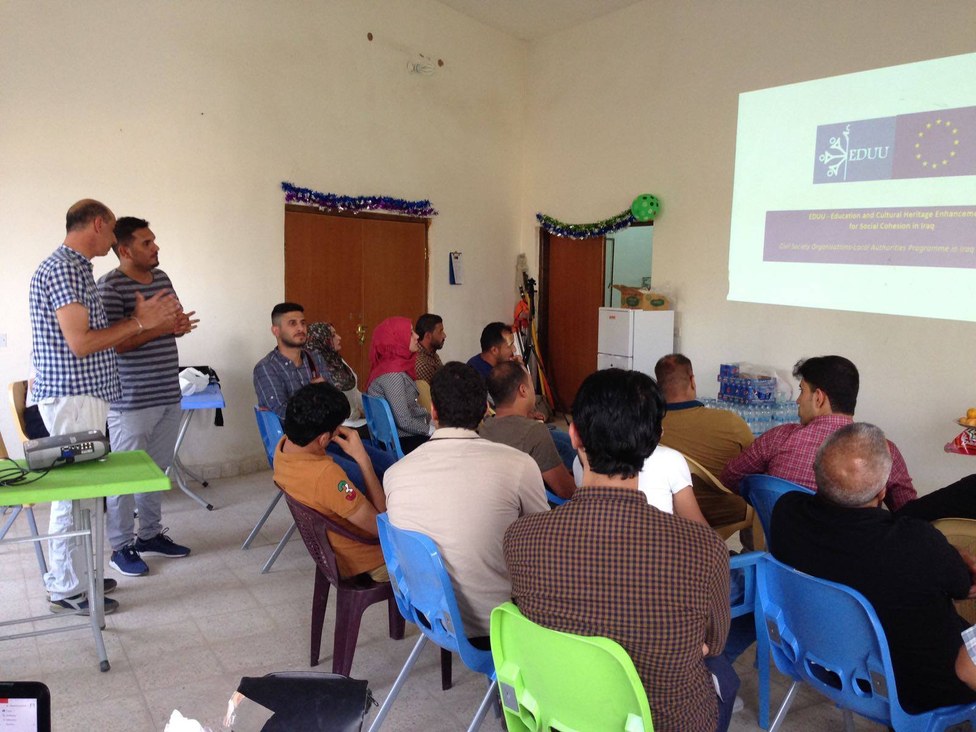EDUU training activities carried out at Tulul al-Baqarat and at the expedition house in Naoumaniyah