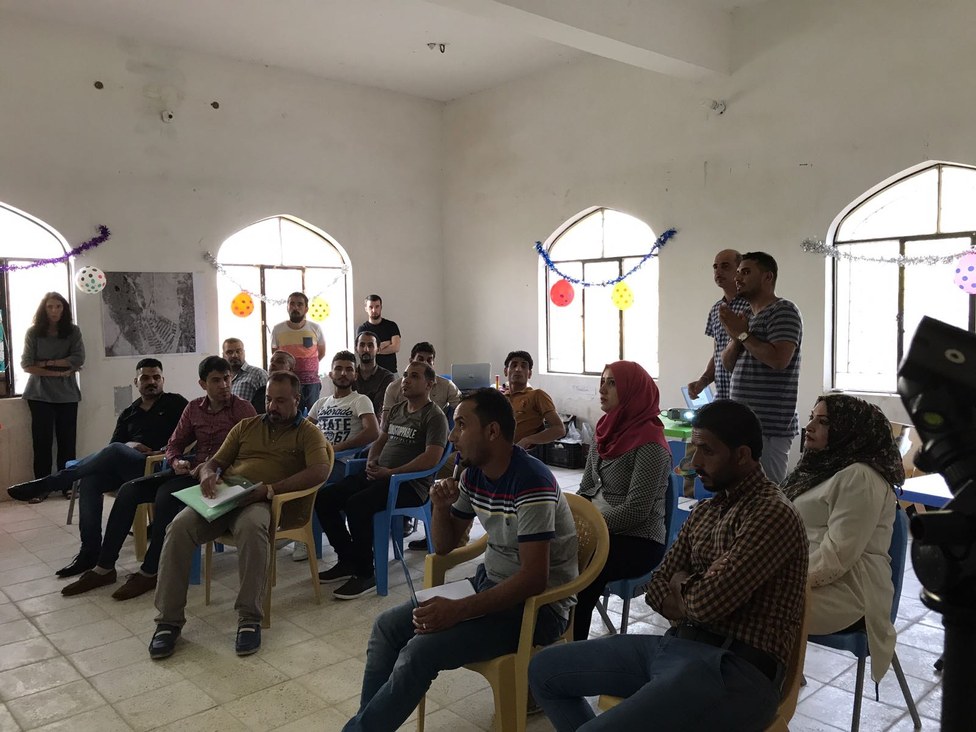EDUU TRAINING ACTIVITIES CARRIED OUT AT TULUL AL-BAQARAT AND AT THE EXPEDITION HOUSE IN NAOUMANIYAH