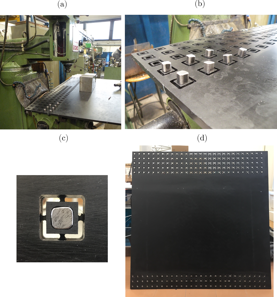 Metamaterial plate fabrication