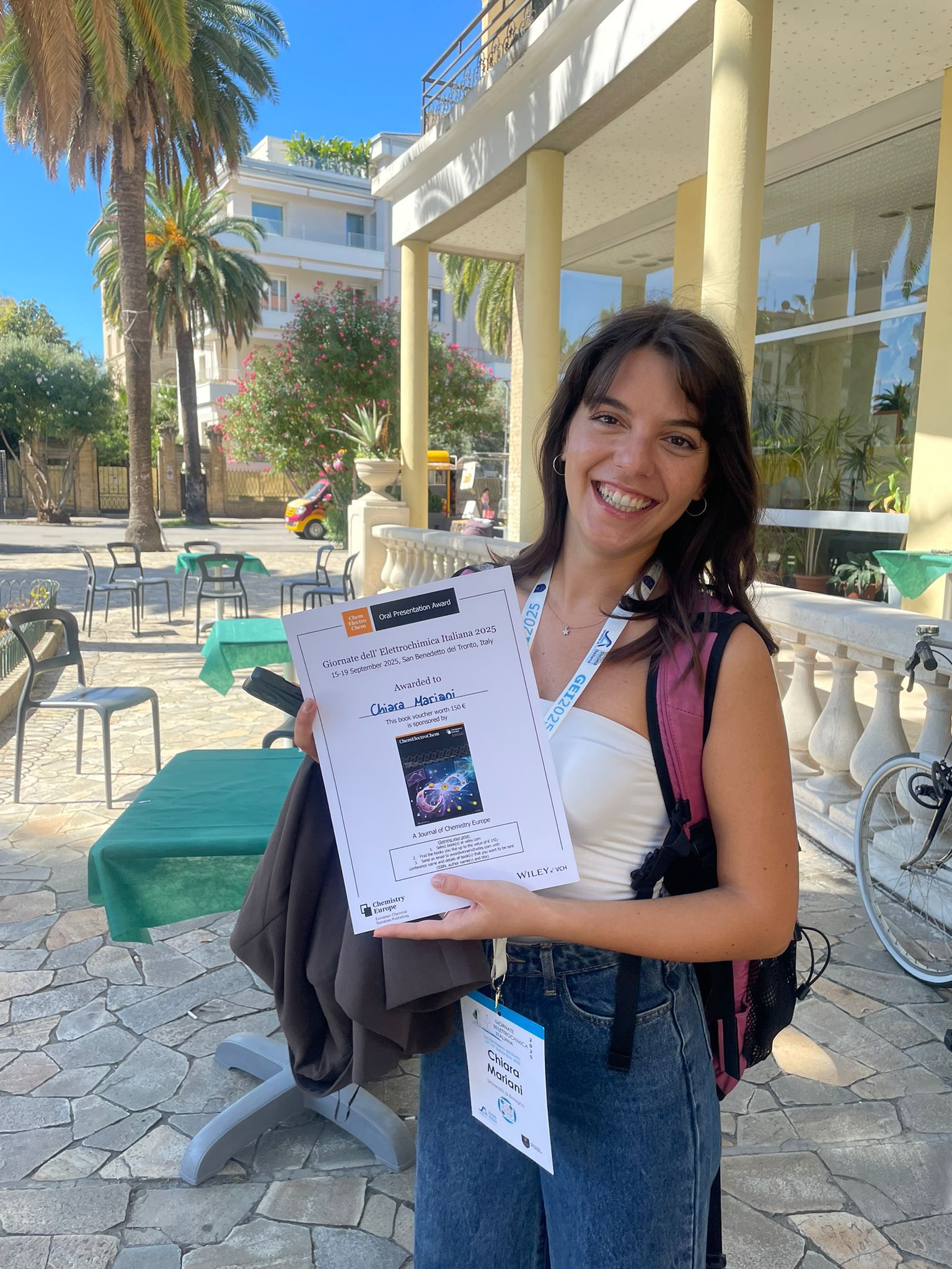 Congratulation Chiara!