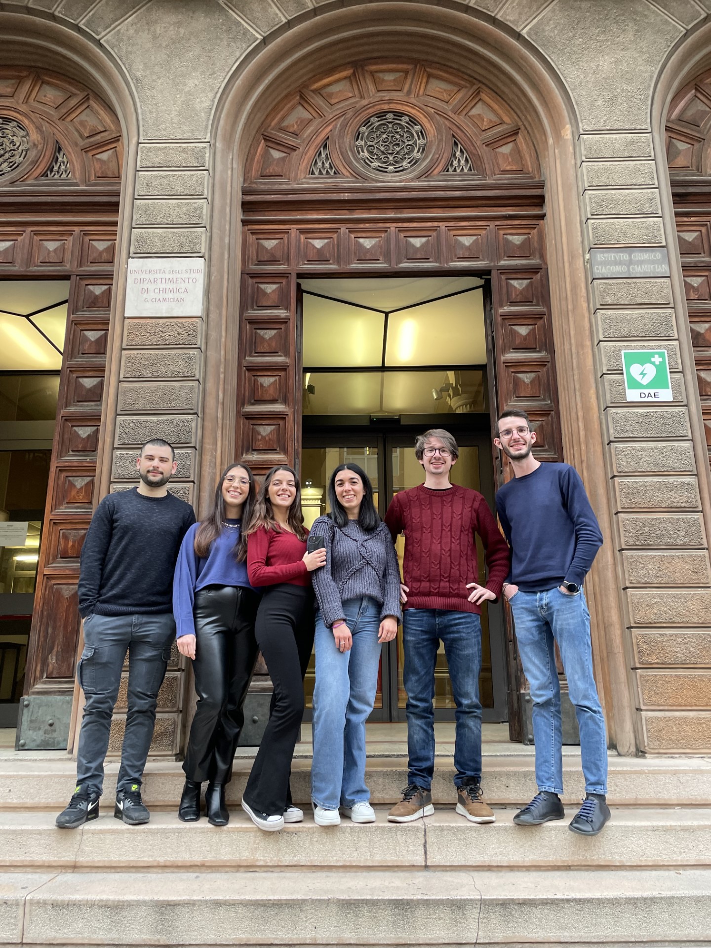 Group Picture at Ciamician Department