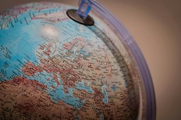 L'Europa sul mappamondo