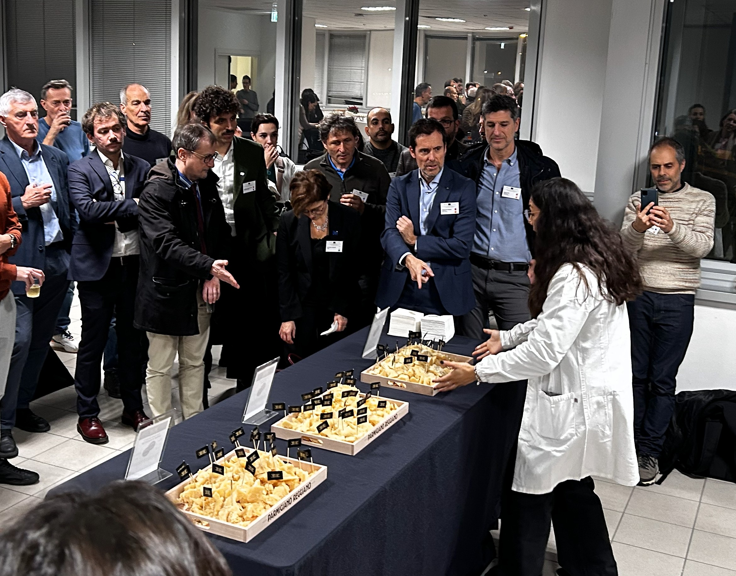 Parmigiano Reggiano cheese tasting