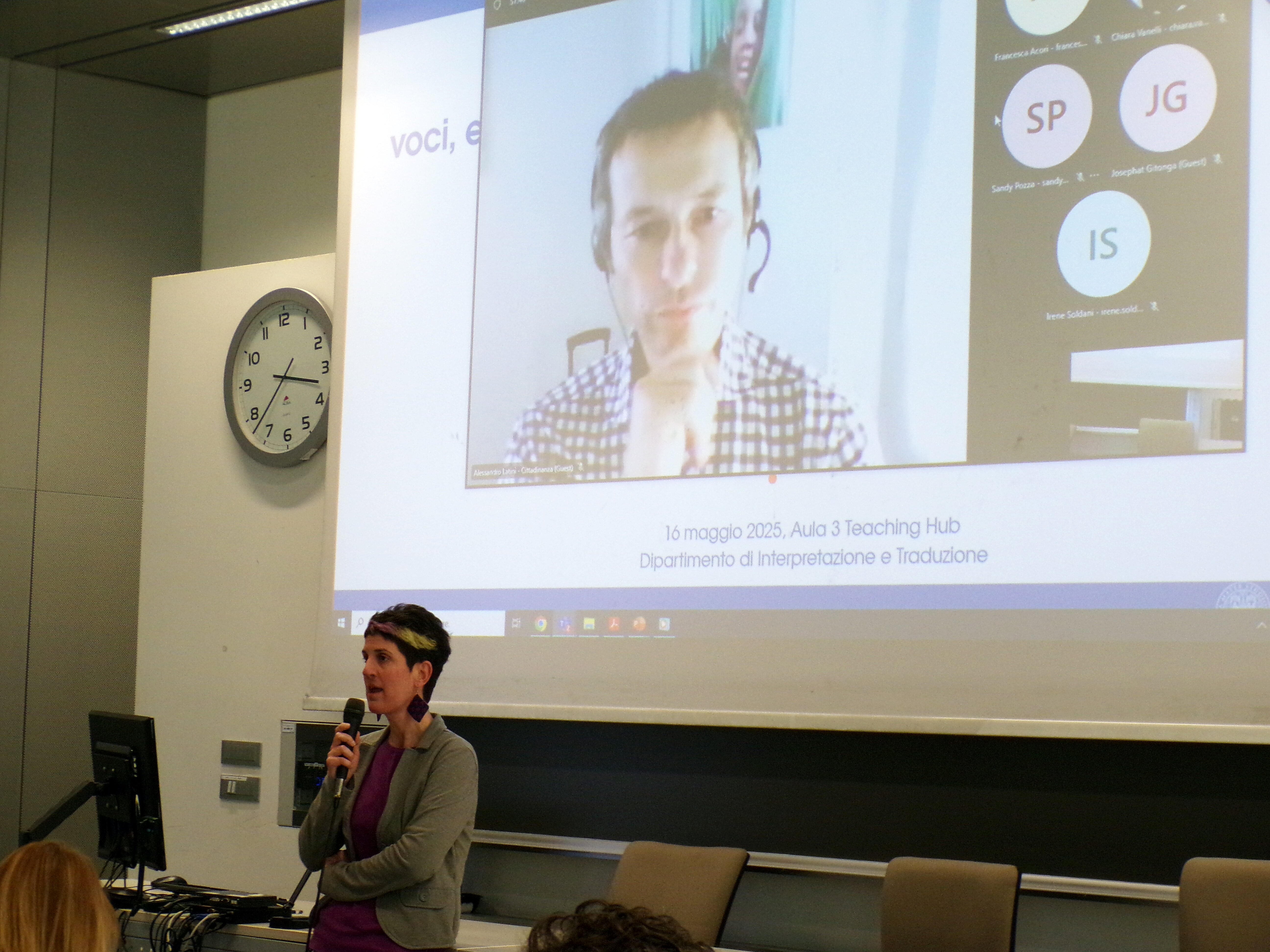 Francesca Abbiati from DiaLogos and Alessandro Latini from Cittadinanza Onlus