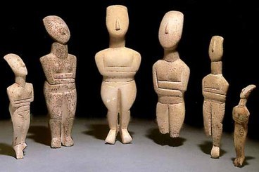 Cycladic marble idol. Author unknown. 2300-2000 BCE.jpeg