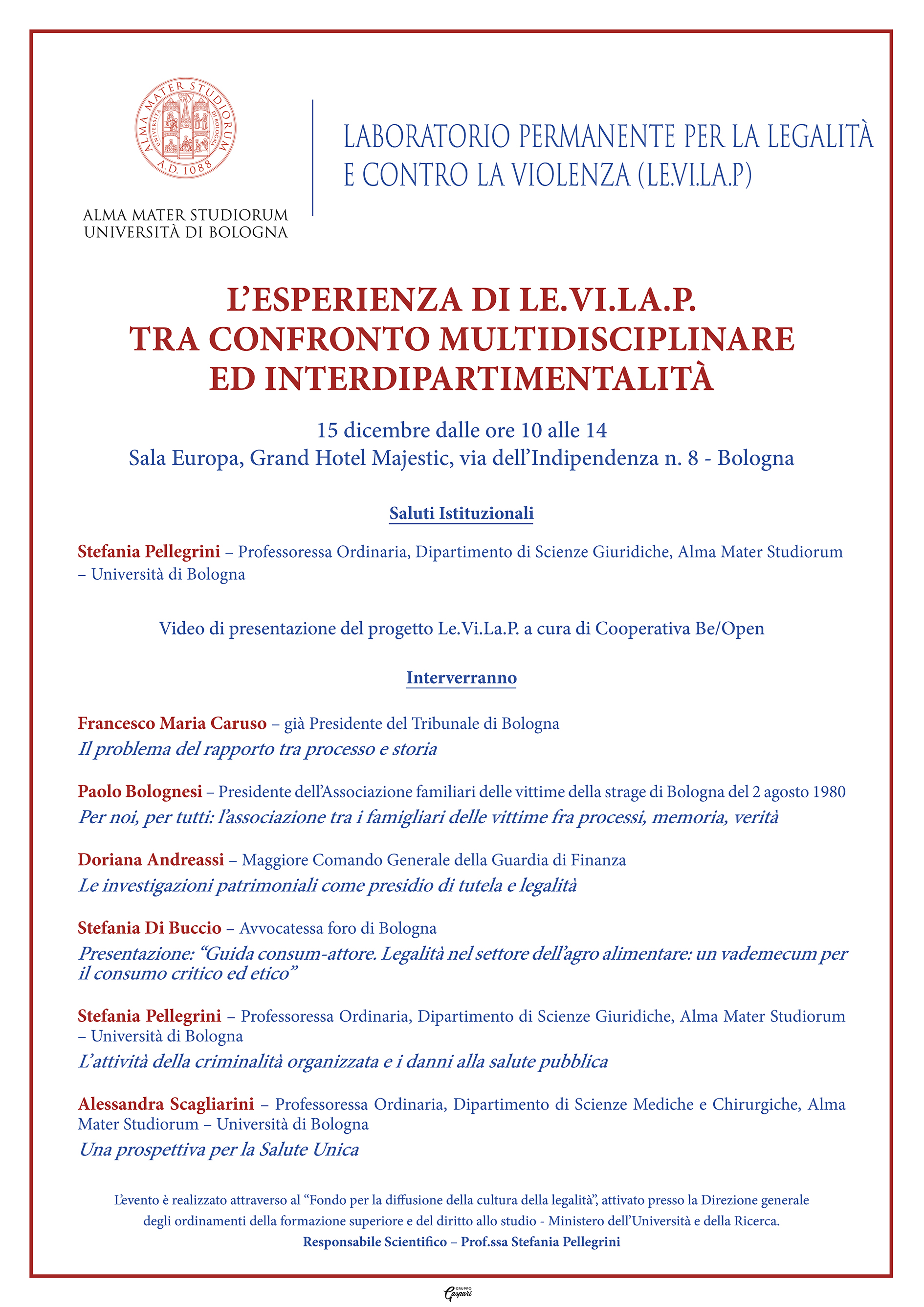 Evento conclusivo progetto LeViLaP