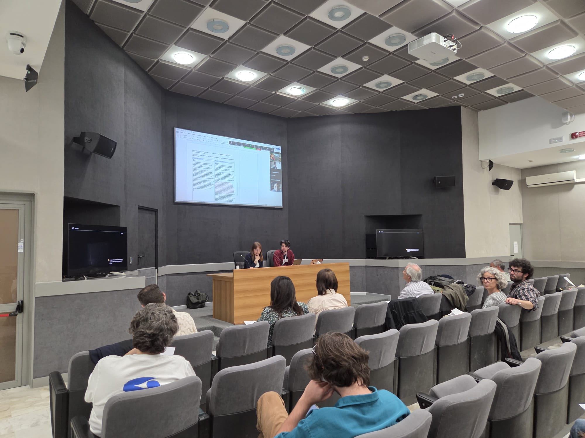 People attending the meeting