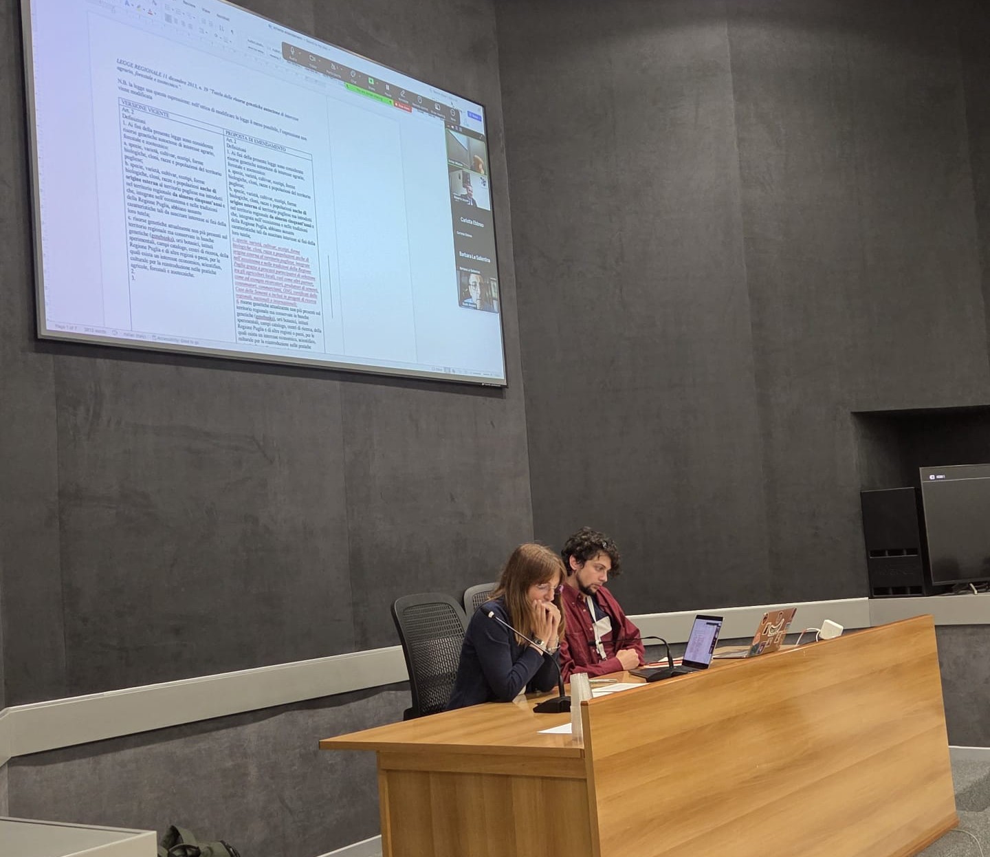 Silvia Bagni durante l'incontro