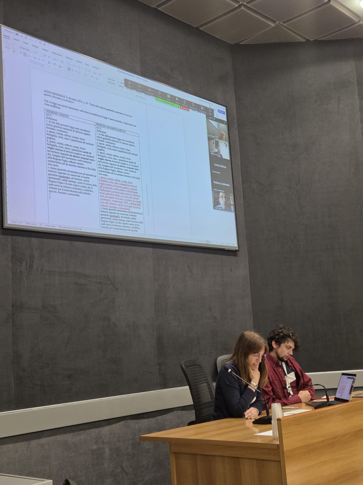 Silvia Bagni durante l'incontro