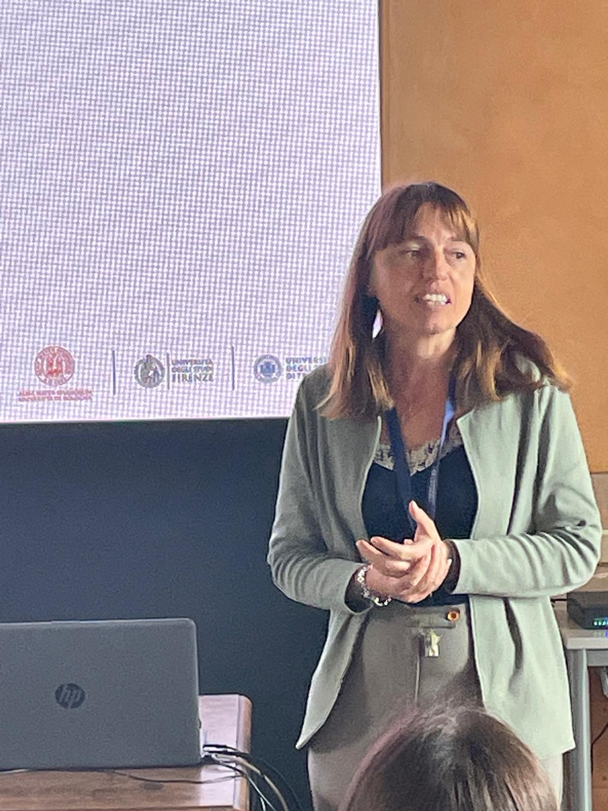 Silvia Bagni durante l'evento