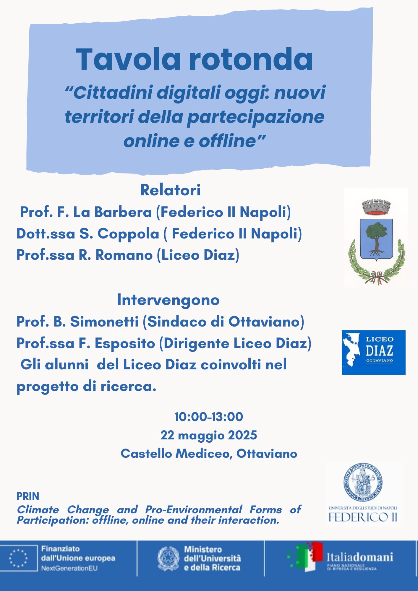 Il progetto E-CLIC incontra la città di Napoli