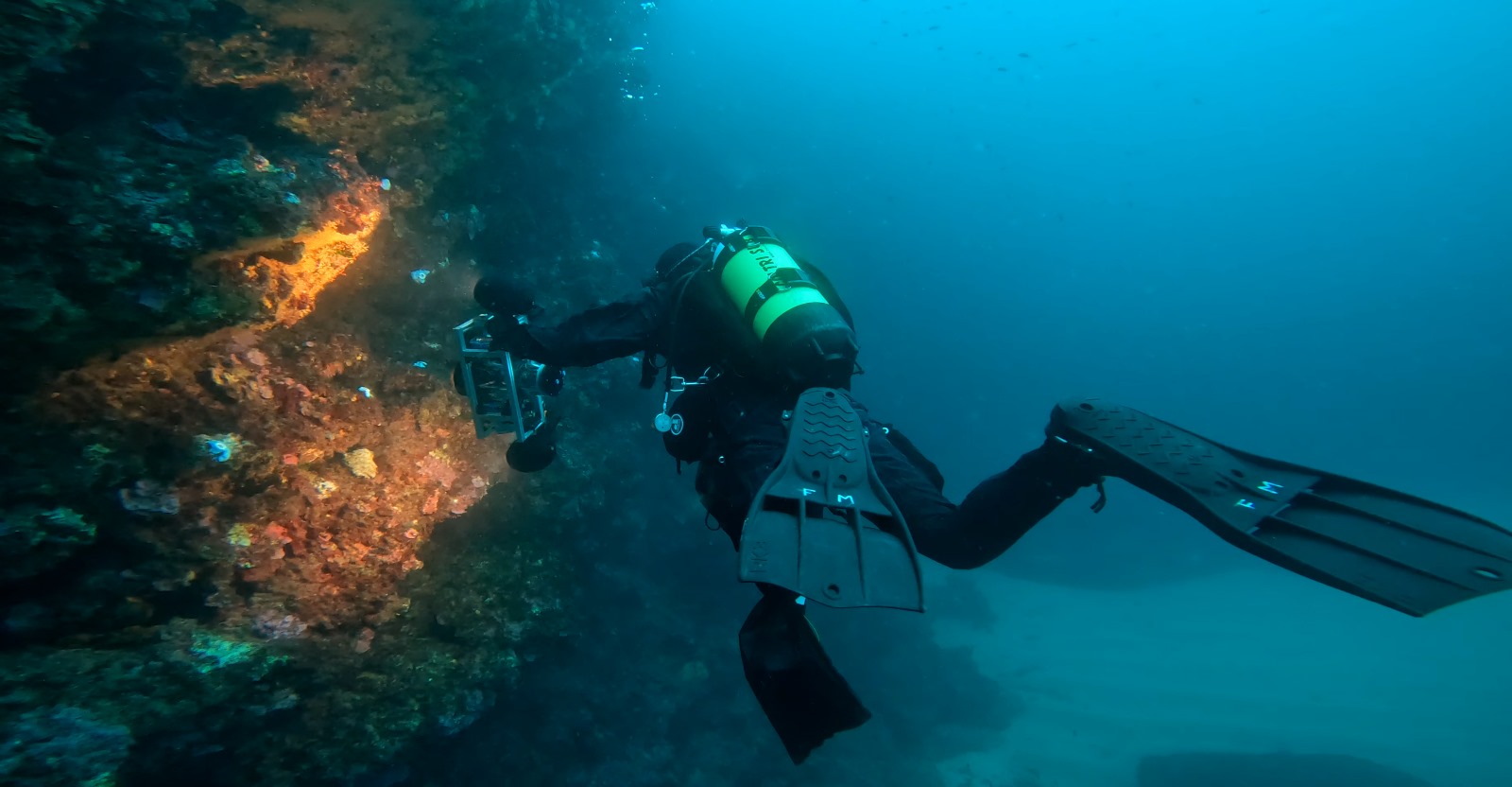 Marine Survey Operations in Costa Paradiso, Sardinia