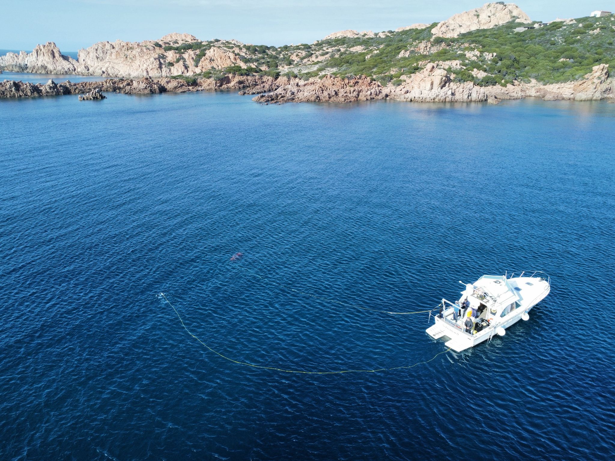 Marine Survey Operations in Costa Paradiso, Sardinia