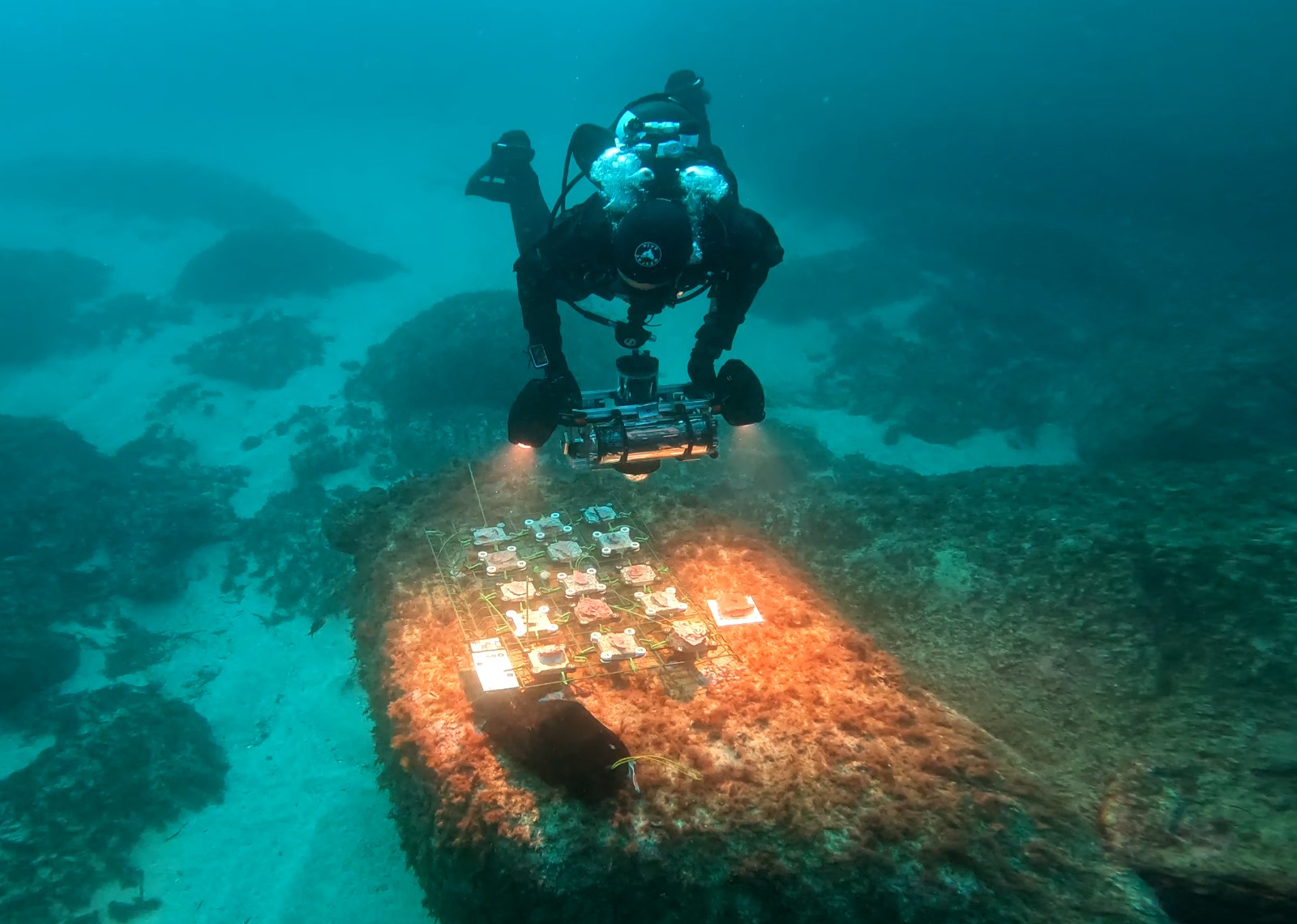 Marine Survey Operations in Costa Paradiso, Sardinia