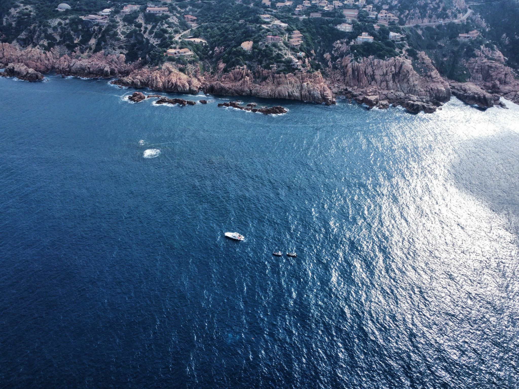 Marine Survey Operations in Costa Paradiso, Sardinia