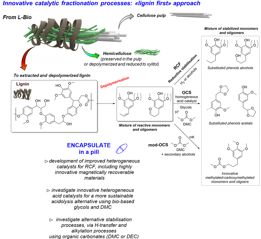 ENCAPSULATE “lignin first” approach.