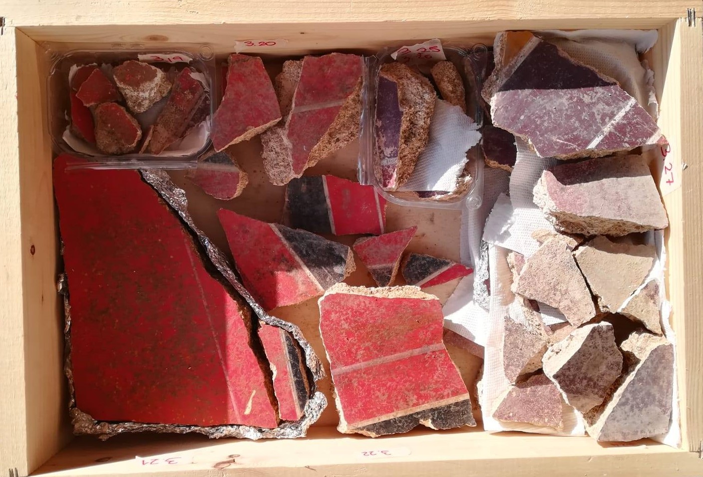 Frammenti di scavo