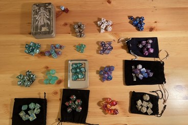 Collezione di dadi da gioco