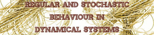 Regular and stochastic behaviour in dynamical systems