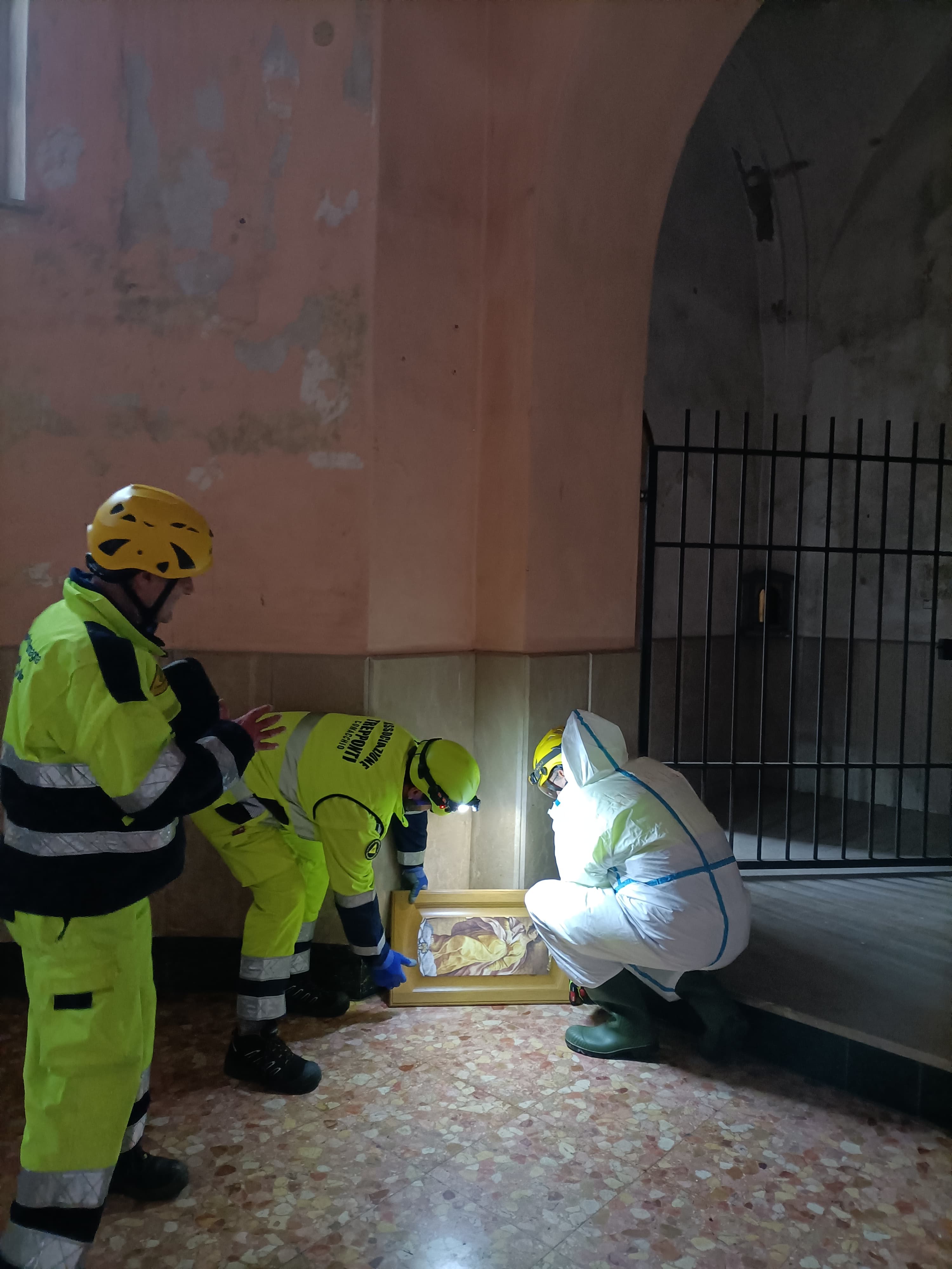 Rischio sismico: scenario di recupero di beni culturali mobili