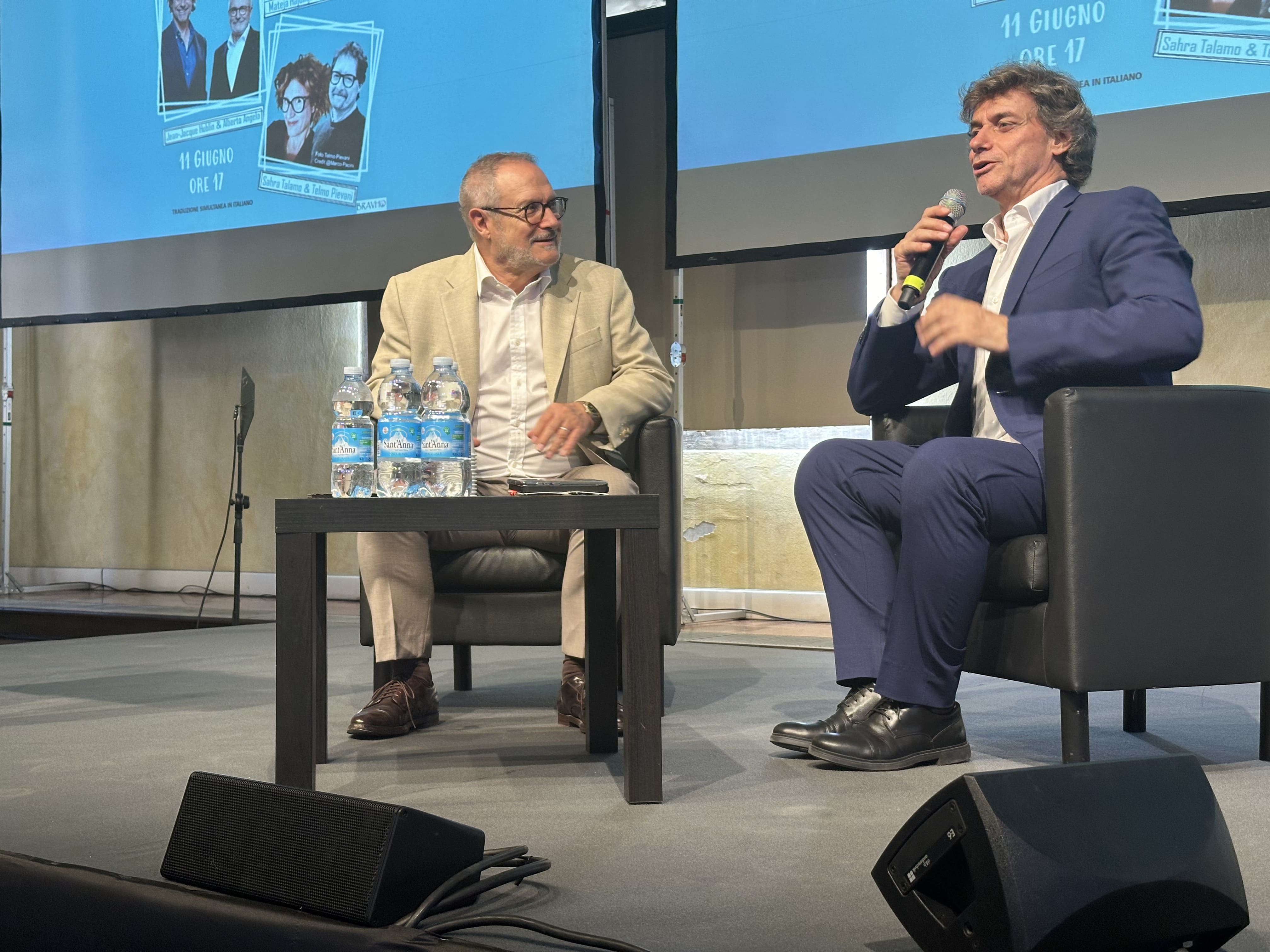 Discussion between Jean-Jacques Hublin and Alberto Angela
