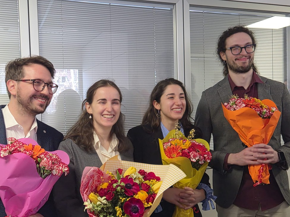 Congratulations to Luca Fabbri, Camilla Bordoni, Lia D'Amico and Marco Salvi for their amazing PhD defence, March 2026