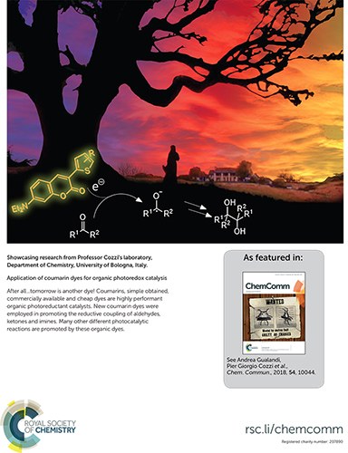 Application of coumarin dyes for organic photoredox catalysis