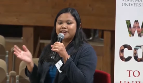 Student Ambassador at the Open Mic