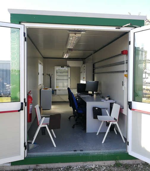 The data acquisition cabine