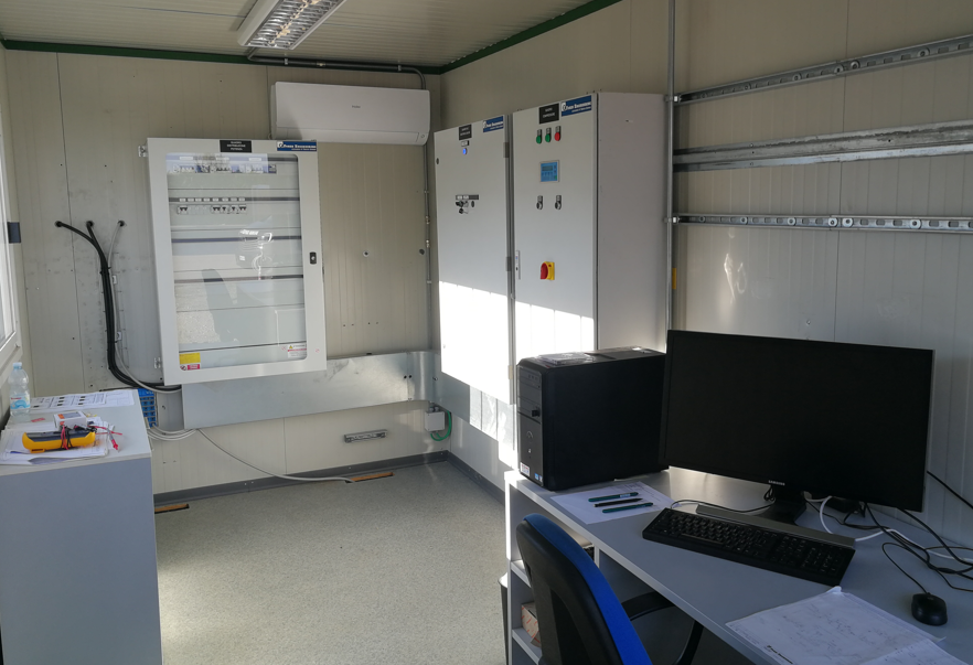 Interno cabinato "acquisizione dati"