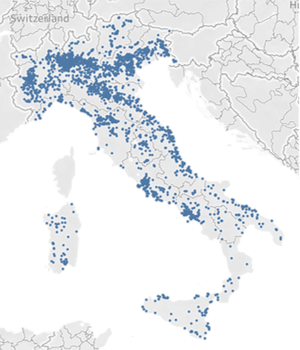 Italian companies mapped by the SuMM Lab