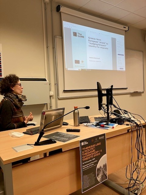 Valeria presents on her recent research in Greece