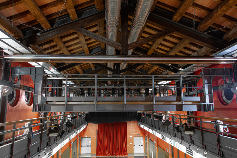 Sottotetto del teatro DamsLab