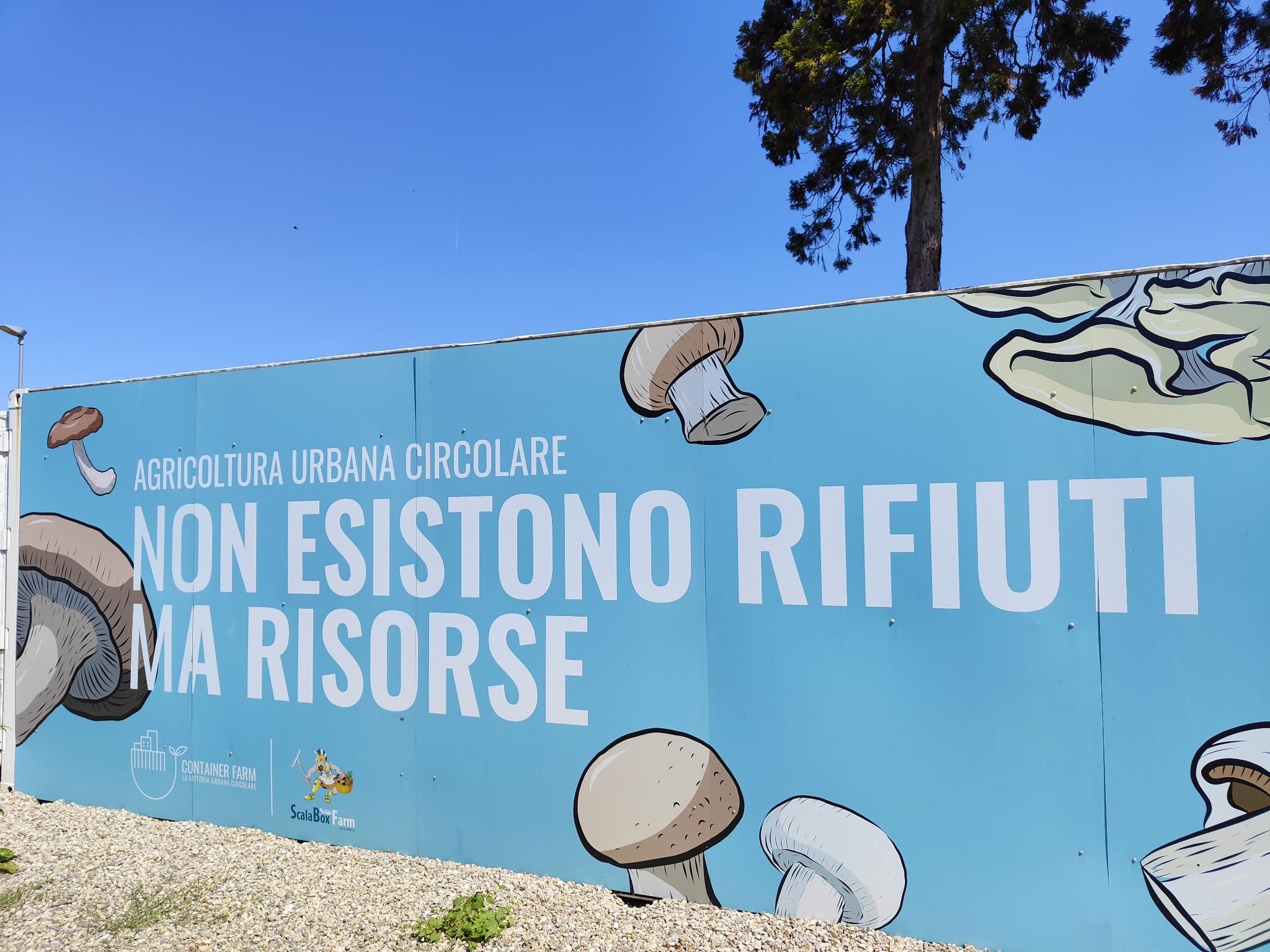 outside container farm