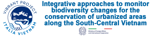 Integrative approaches to monitor biodiversity changes for the conservation of urbanized areas along the South-Central Vietnam coasts